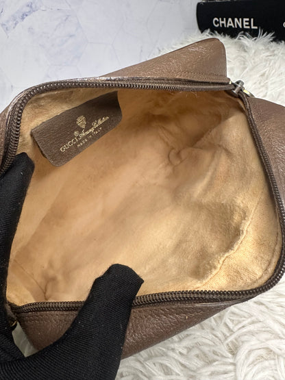 Gucci Vintage Canvas Crossbody Bag