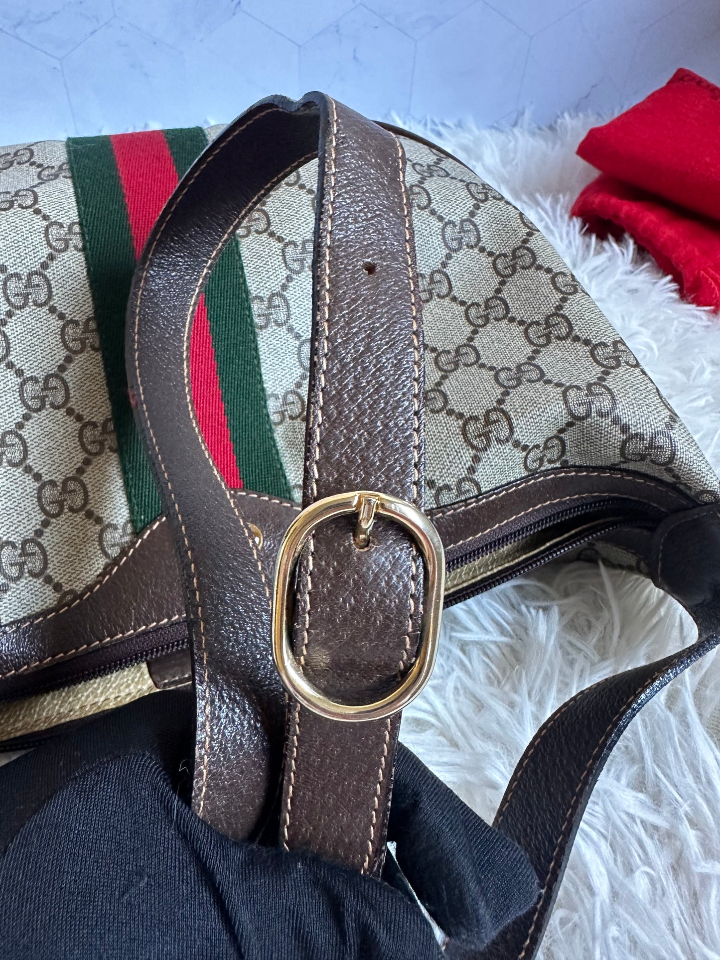 Gucci Vintage Ophidia Half Moon