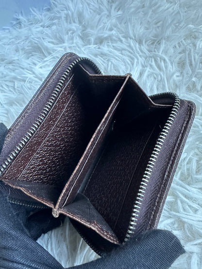 Gucci Canvas Zip Coin and Card pouch
