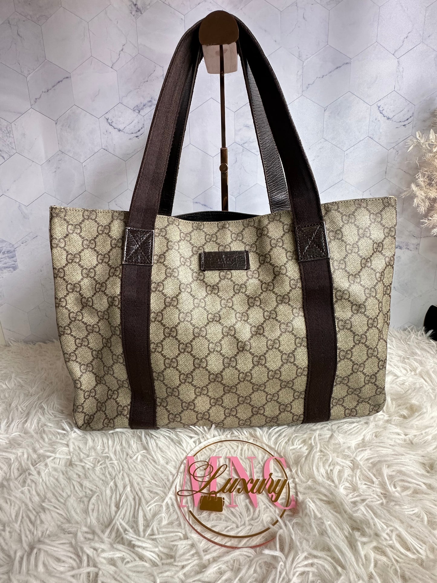 Gucci Canvas Tote Bag