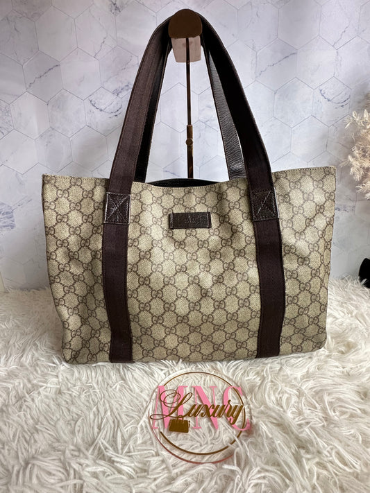 Gucci Canvas Tote Bag