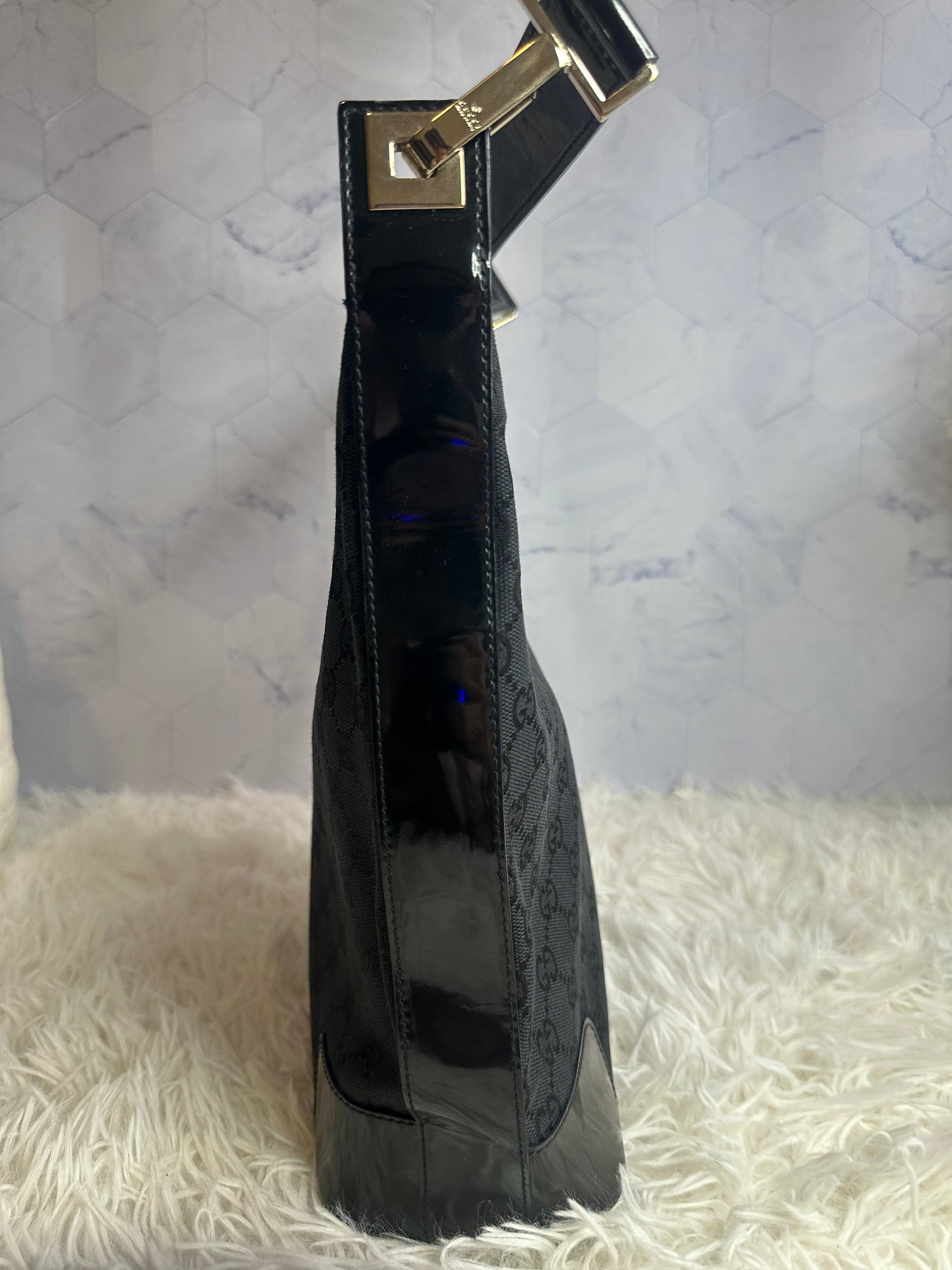 Gucci Vintage GG Monogram Shoulder Bag