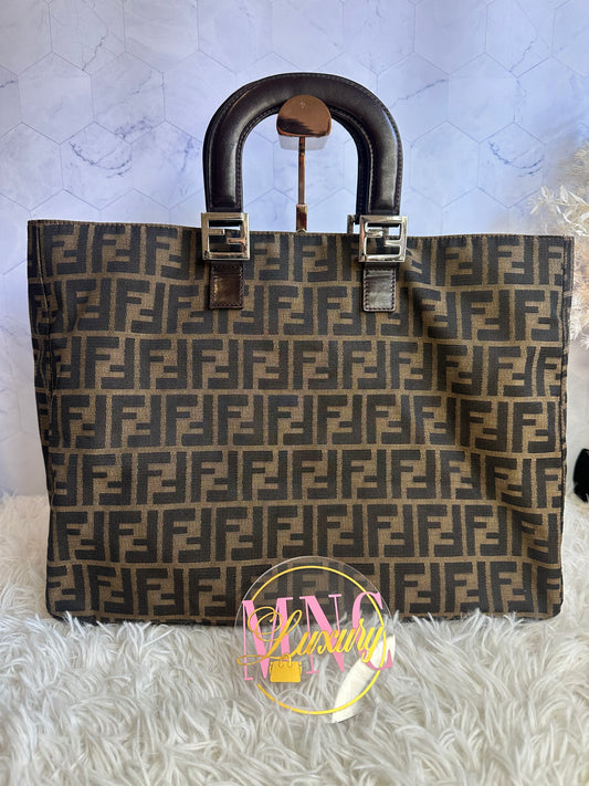 Fendi Zucca Vintage Tote Bag