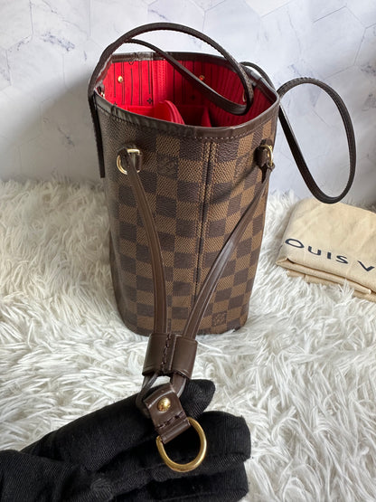 Louis Vuitton Damier Ebene Neverfull PM (NO POUCH)