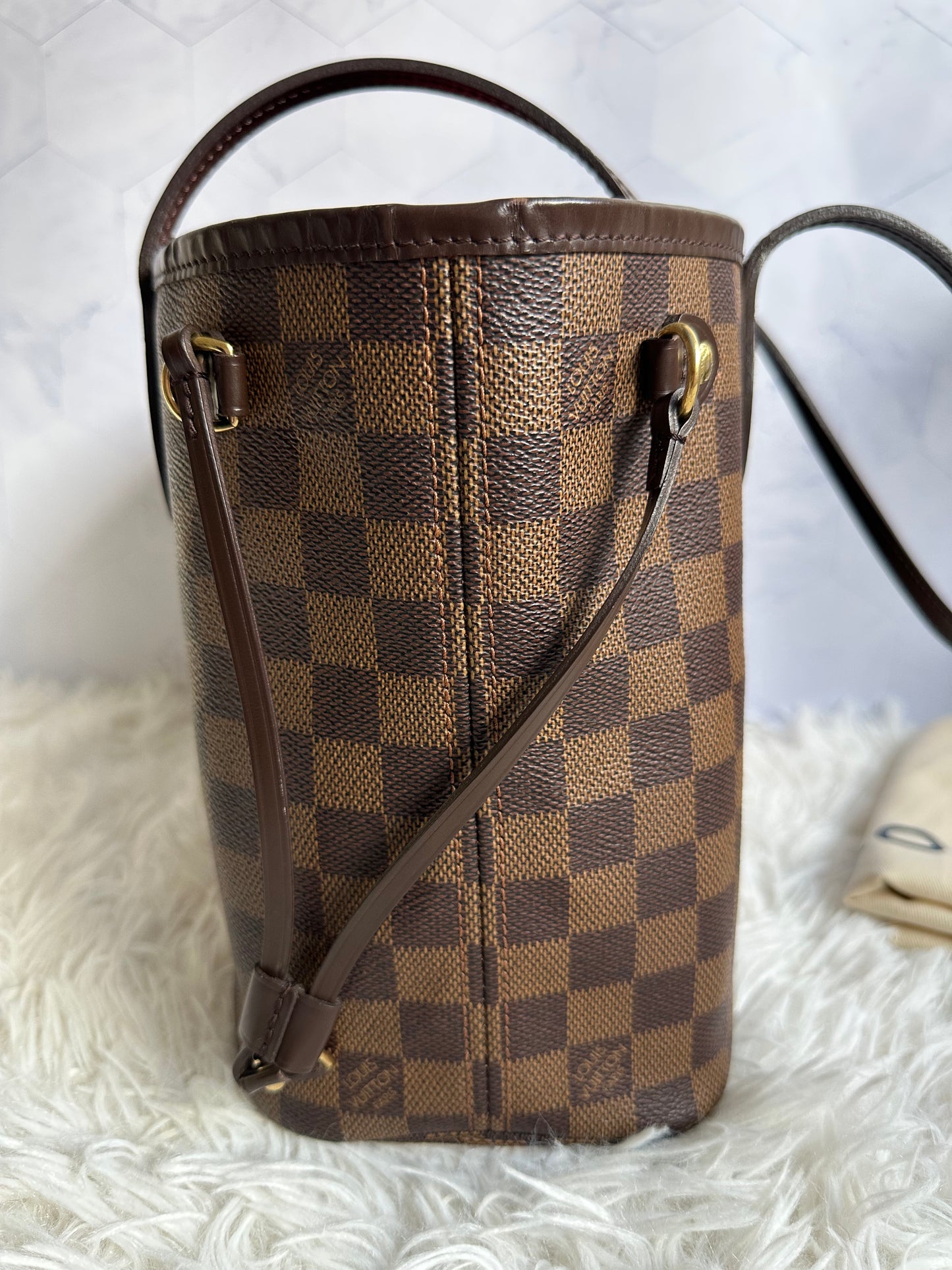 Louis Vuitton Damier Ebene Neverfull PM (NO POUCH)