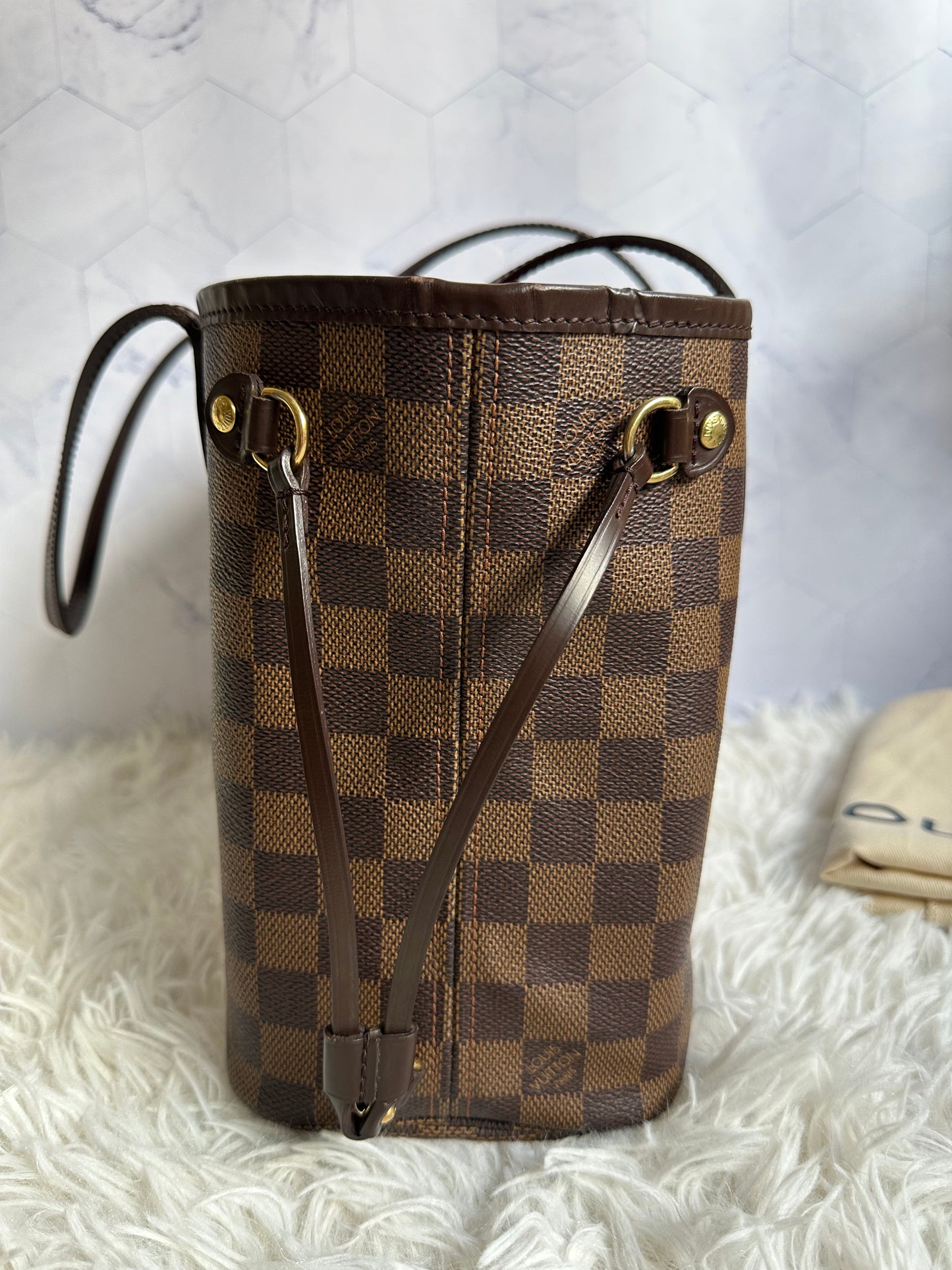 Louis Vuitton Damier Ebene Neverfull PM (NO POUCH)