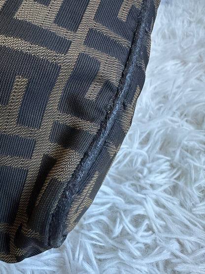 Fendi Zucca Vintage Baguette Shoulder Bag