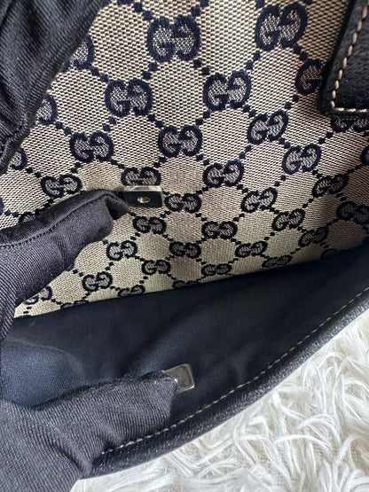 Gucci Vintage GG Canvas Web Tote