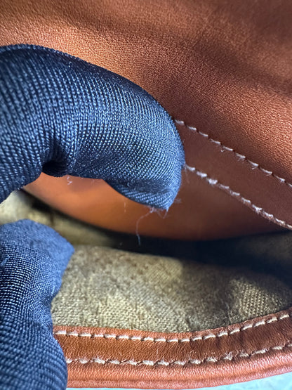 Gucci Vintage Bamboo Leather Drawstring Mini Backpack