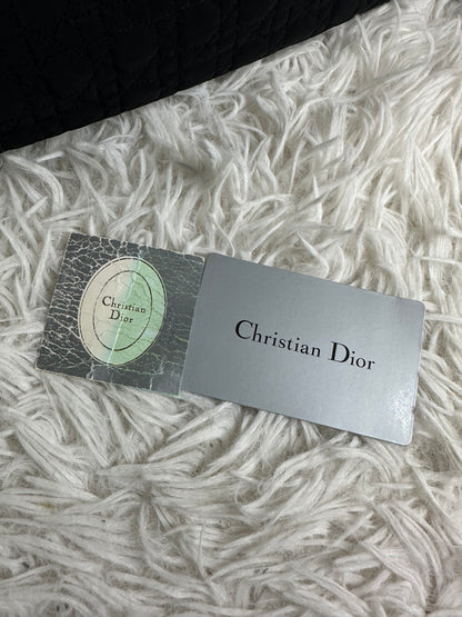 Lady Dior Cannage Quilted Canvas Bag Medium