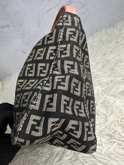 Fendi Vintage Zucca Shoulder Bag