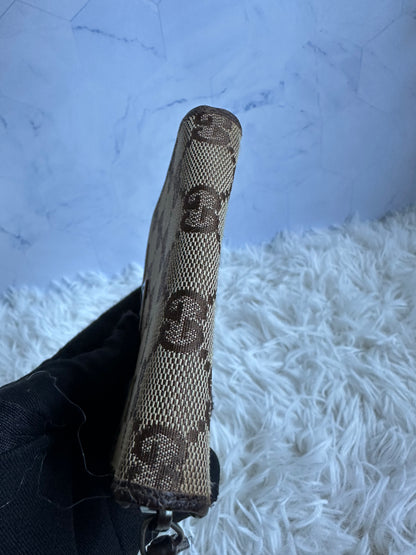 Gucci Canvas Zip Coin and Card pouch