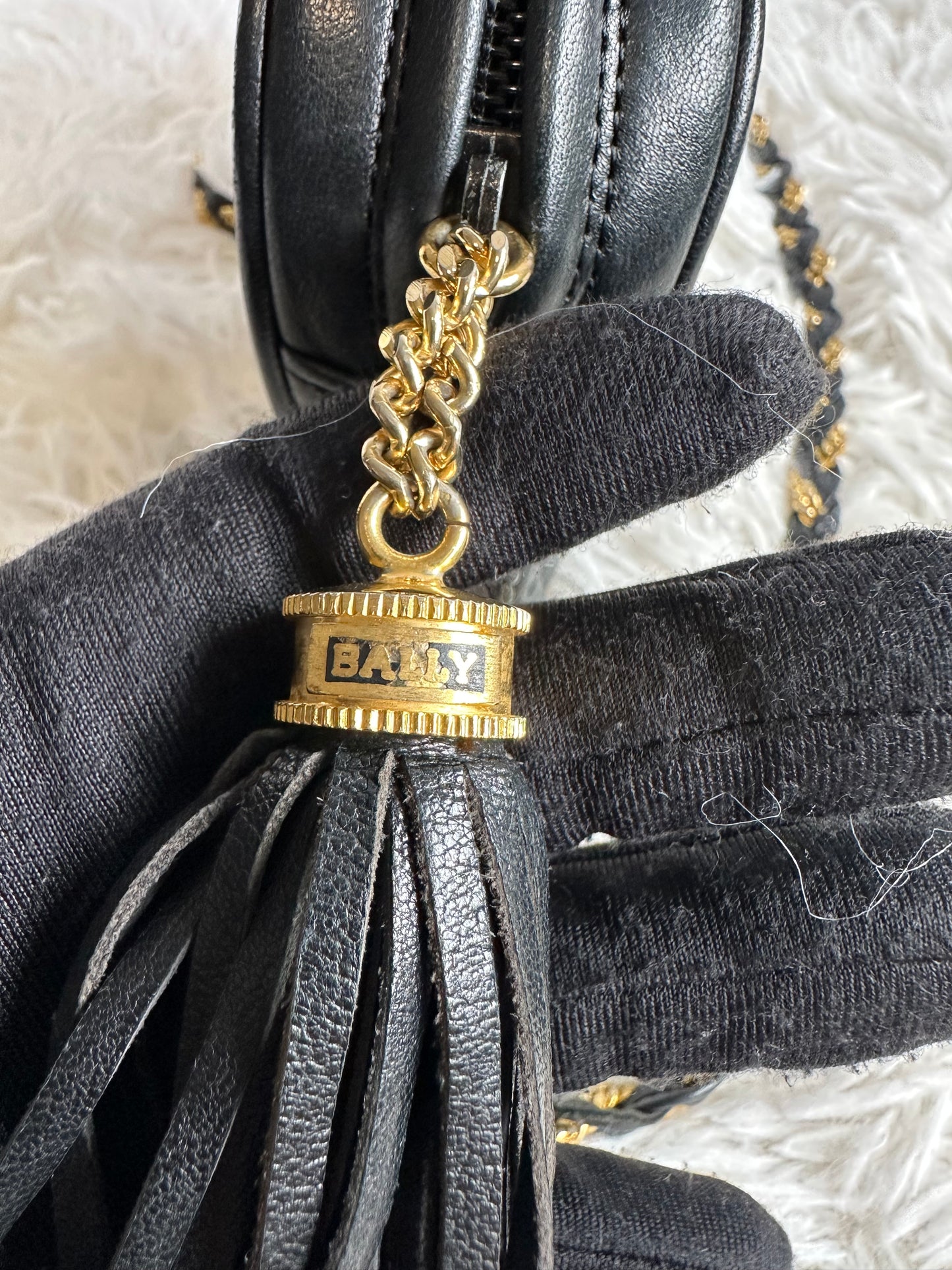 Bally Vintage Leather Crossbody Bag